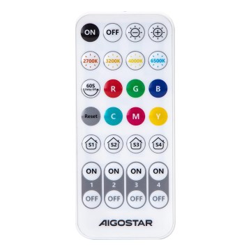 Aigostar - Kaukosäädin MESH 1xCR2032