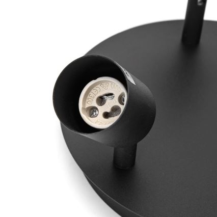 Aigostar - Kohdevalaisin 3xGU10/60W/230V musta