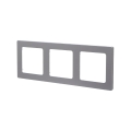 Aigostar - Kolmiosainen muovikehys, hopeanvärinen
