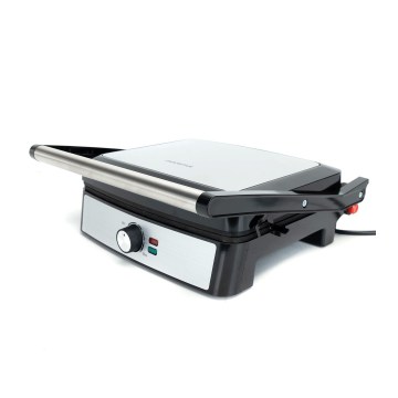 Aigostar - Kontaktigrilli 2200W/230V musta/ruostumaton teräs