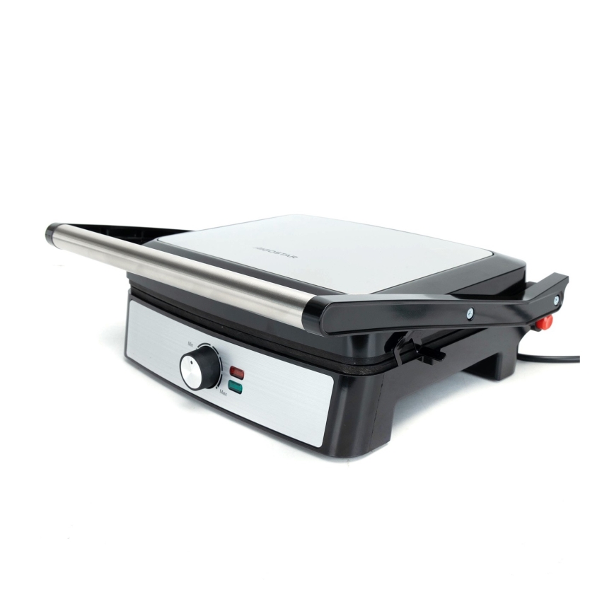 Aigostar - Kontaktigrilli 2200W/230V musta/ruostumaton teräs