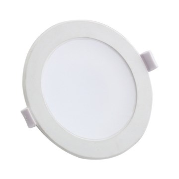 Aigostar - Kylpyhuoneen LED-upotettava alasvalaisin LED/15W/230V 4000K IP44 halkaisija 14,5 cm valkoinen