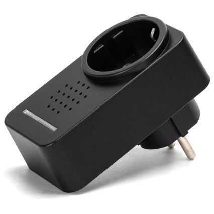 Aigostar - Langaton pistokeovikello 1Z 230V IPX4 musta