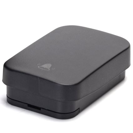 Aigostar - Langaton pistokeovikello 1Z 230V IPX4 musta