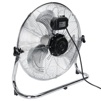 Aigostar - Lattiatuuletin 100W/230V, halkaisija 54 cm, kiiltävä kromi