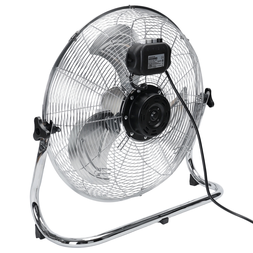 Aigostar - Lattiatuuletin 100W/230V, halkaisija 54 cm, kiiltävä kromi