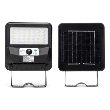 Aigostar - LED-aurinkokatuvalaisin tunnistimella LED/50W/3,2V 1000mAh 6500K + kaukosäädin