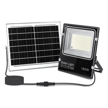 Aigostar - LED-aurinkokäyttöinen heijastin LED/150W/3,2V 3000mAh 3000K/4000K/6500K IP66 + kaukosäädin