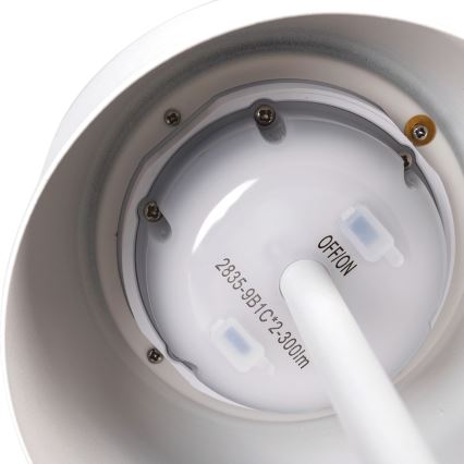 Aigostar - LED aurinkokäyttöinen himmennettävä ladattava pöytälamppu LED/3W/5V 2200mAh valkoinen IP54