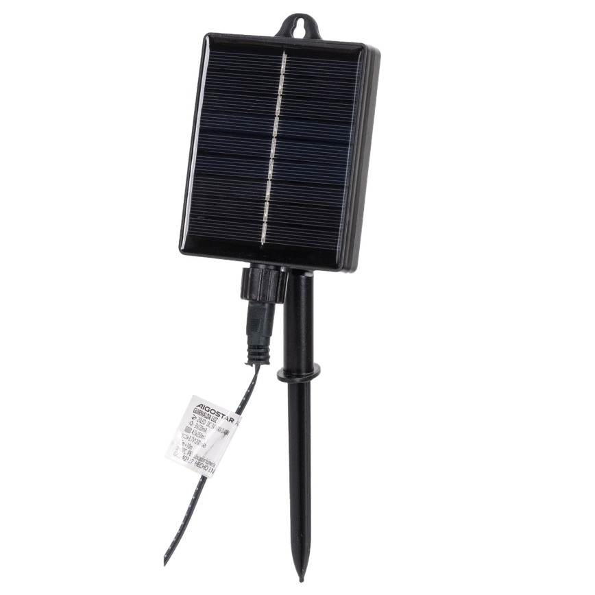 Aigostar - aurinkokäyttöinen LED-jouluvaloketju 500 LEDiä / 8 toimintoa 52 m IP65 monivärinen 1200 mAh