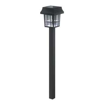 Aigostar - LED aurinkokäyttöinen lamppu LED/0,006W/1,2V 32 cm 40 mAh musta 6500K IP44