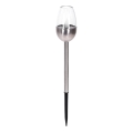 Aigostar - LED aurinkokäyttöinen lamppu LED/0,006W/1,2V 38,2 cm mattakromi 2700K IP44 40 mAh