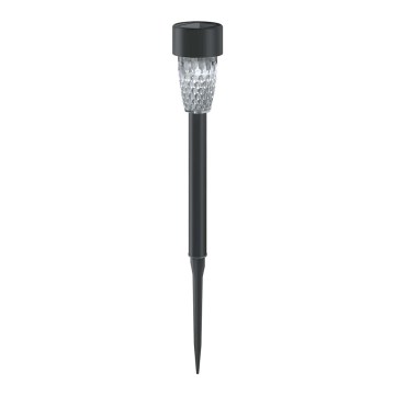 Aigostar - LED aurinkokäyttöinen lamppu LED/0,006W/1,2V 40 mAh 29,7 cm musta 6500K IP44
