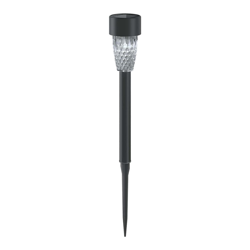 Aigostar - LED aurinkokäyttöinen lamppu LED/0,006W/1,2V 40 mAh 29,7 cm musta 6500K IP44