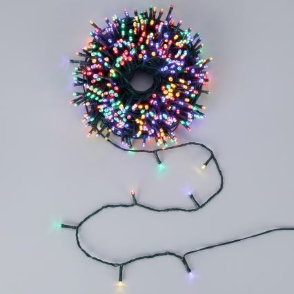 Aigostar - aurinkokennolla toimiva LED-jouluvalosarja 200 LED/8 toimintoa, 22 m, IP65, monivärinen, 800 mAh