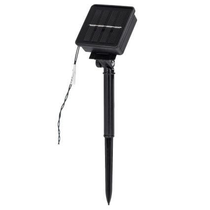 Aigostar - aurinkokennolla toimiva LED-jouluvalosarja 200 LED/8 toimintoa, 22 m, IP65, monivärinen, 800 mAh