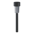 Aigostar - LED aurinkokennovalo hämäräkytkimellä LED/0,006W/1,2V 40 mAh 29,5 cm musta 6500K IP44