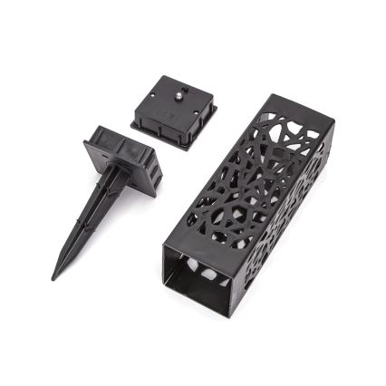 Aigostar - LED aurinkokäyttöinen lamppu LED/0,006W/1,2V 28,5 cm musta 2700K IP44 100 mAh