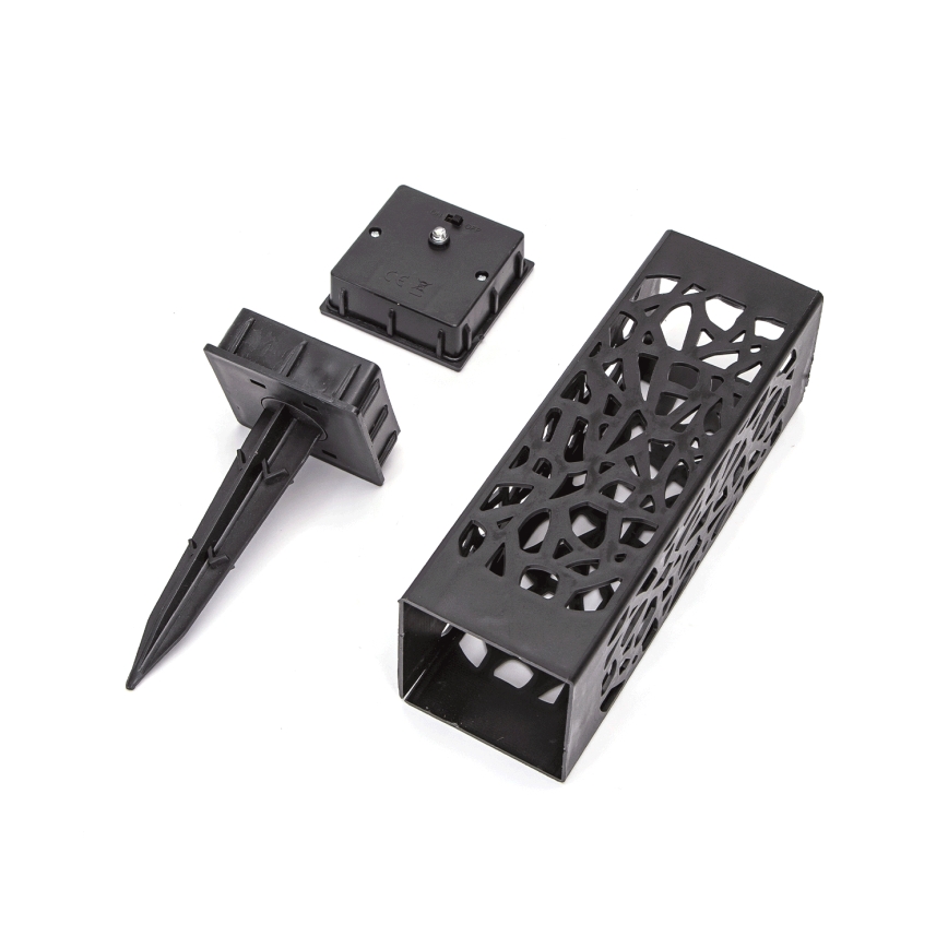 Aigostar - LED aurinkokäyttöinen lamppu LED/0,006W/1,2V 28,5 cm musta 2700K IP44 100 mAh