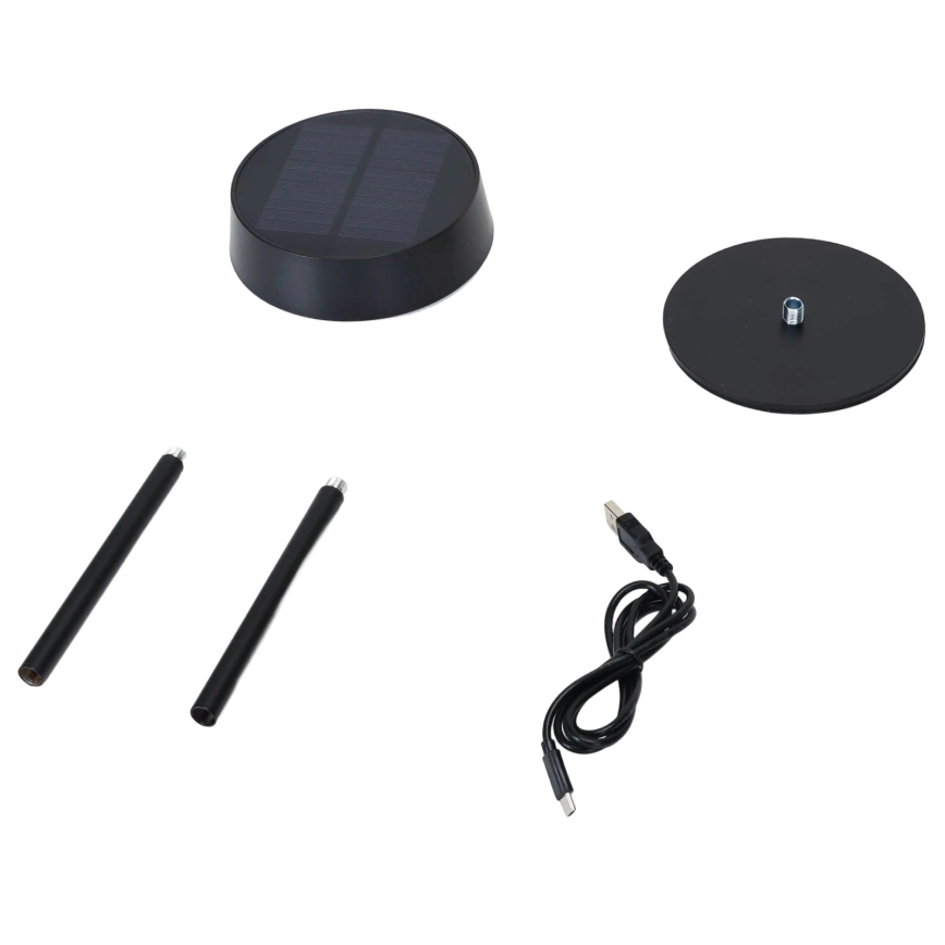 Aigostar - LED-aurinkokennovalaisin LED/2,4W/5V IP44 1800 mAh