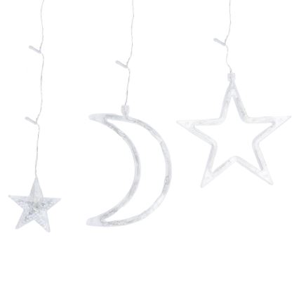 Aigostar - LED-aurinkovalosarja 120xLED/8 toimintoa 3x0,6m 500 mAh IP65 lämmin valkoinen