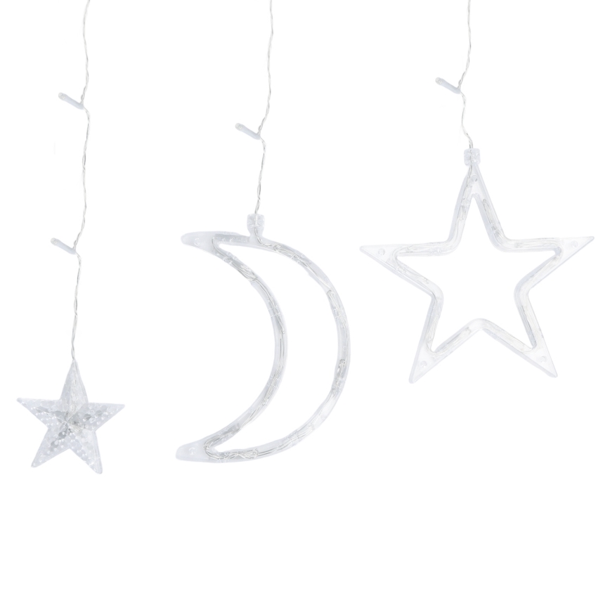 Aigostar - LED-aurinkovalosarja 120xLED/8 toimintoa 3x0,6m 500 mAh IP65 lämmin valkoinen