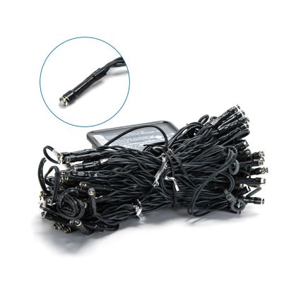 Aigostar - LED aurinkokäyttöinen joulukoristevalosarja 100xLED/8 toimintoa 4x1m IP65 lämmin valkoinen 800 mAh