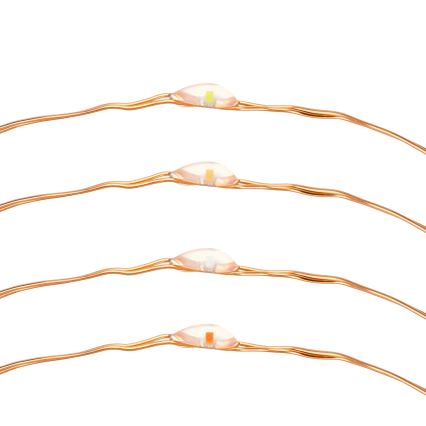 Aigostar - LED aurinkoketju LED/8 toimintoa 12m 800 mAh IP65 800 mAh monivärinen