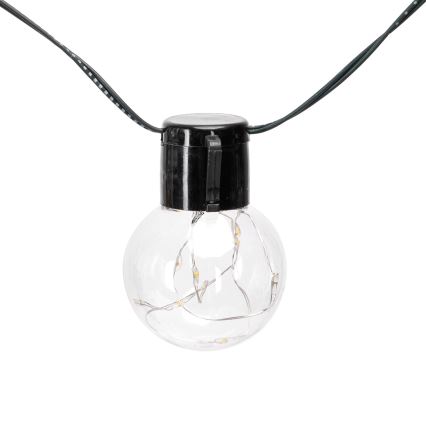 Aigostar - LED aurinkokäyttöinen joulukoristevalosarja 20xLED/8 toimintoa 11,5m IP65 monivärinen