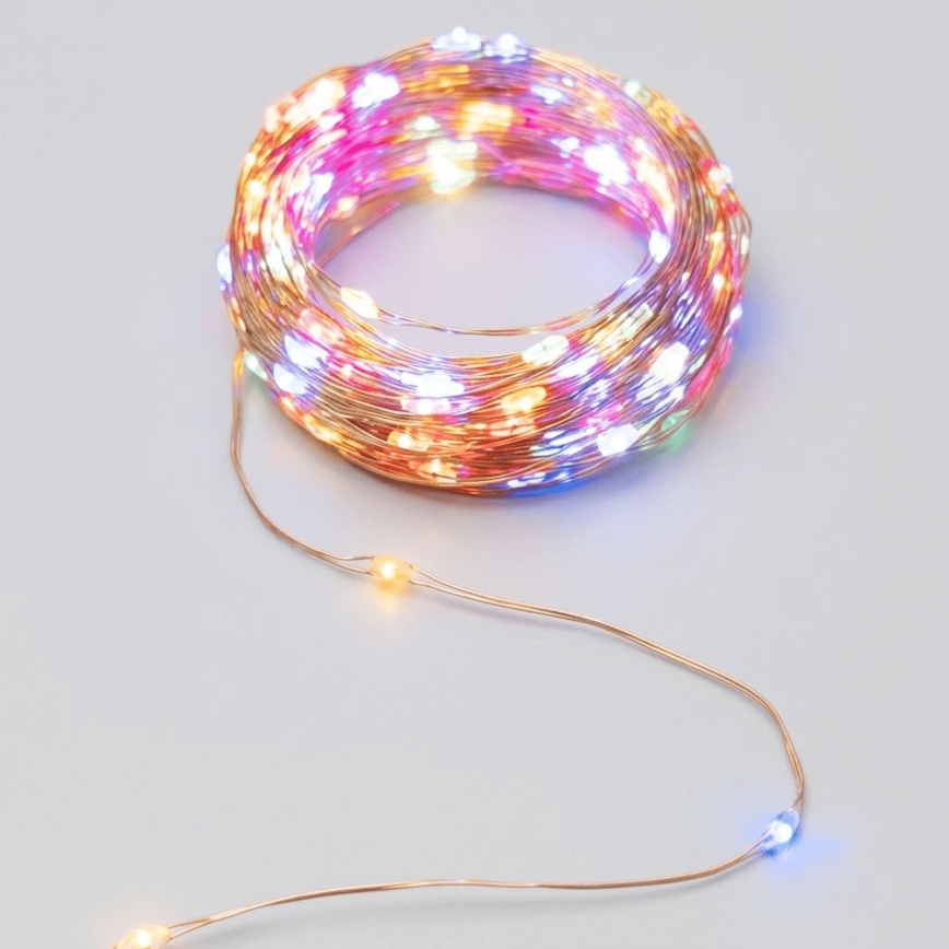 Aigostar - LED aurinkoketju 200xLED/8 toimintoa 22 m IP65 monivärinen 800 mAh