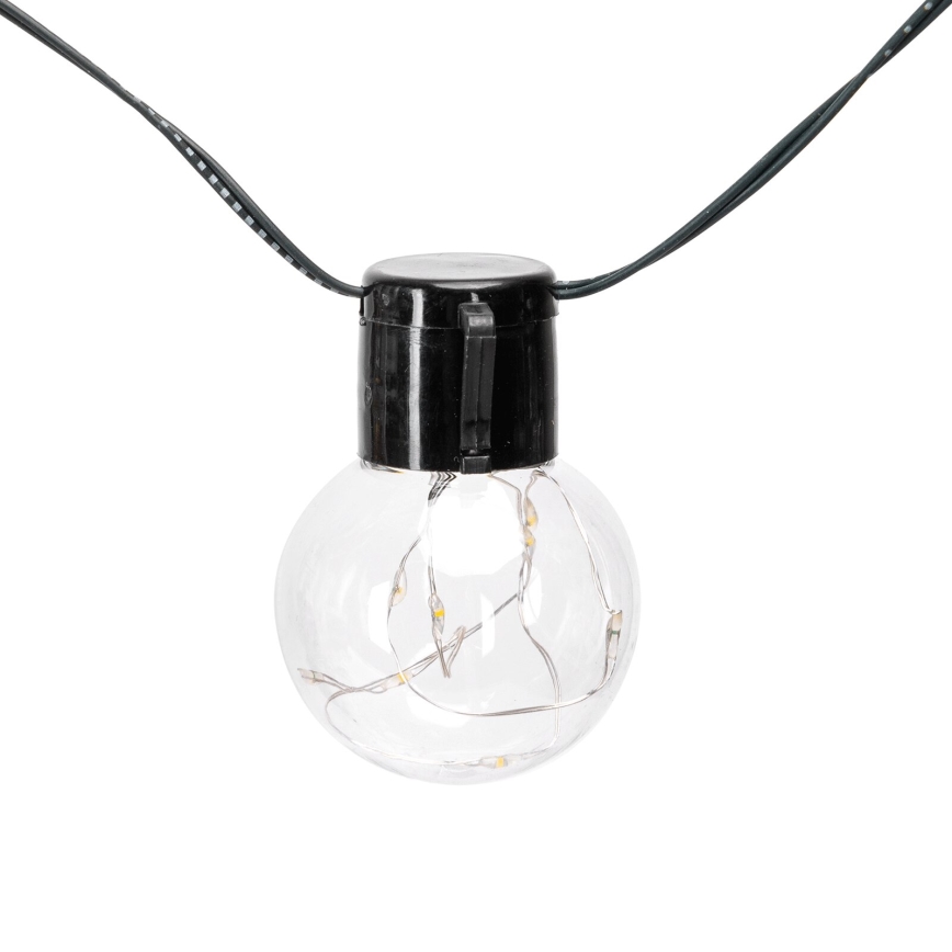Aigostar - LED-aurinkoketju 20xLED/8 toimintoa 11,5m IP65 monivärinen