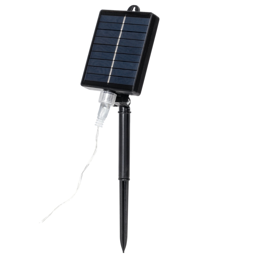 Aigostar - LED-aurinkovalosarja 384xLED/13m IP65 1200 mAh kylmänvalkoinen