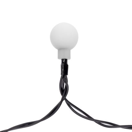 Aigostar - LED aurinkokäyttöinen koristevalosarja 50xLED/8 toimintoa 12m IP65 800 mAh lämmin valkoinen