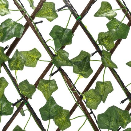 Aigostar - LED aurinkoketju 56xLED/2x0,4m IP65 300 mAh lämmin valkoinen köynnös