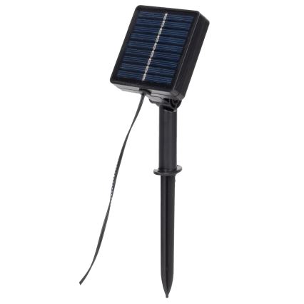 Aigostar - LED aurinkoketju 60xLED/4m IP65 300 mAh lämmin valkoinen oliivi
