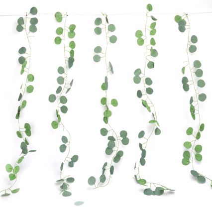 Aigostar - LED aurinkoketju 70xLED/4x1m IP65 300 mAh lämmin valkoinen eukalyptus