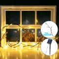 Aigostar - LED aurinkoketju 72xLED/4m IP65 300 mAh lämmin valkoinen puun oksille