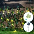 Aigostar - LED-aurinkokoriste 56xLED/2x0,4m IP65 300 mAh lämmin valkoinen ivy