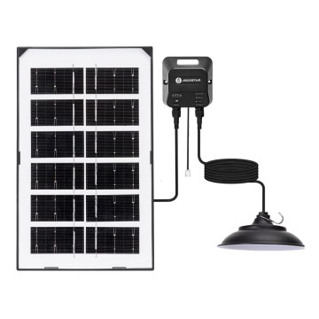 Aigostar - LED-aurinkokruunu LED/35W/12V 3000 mAh 6500K IP65 halkaisija 15 cm + kaukosäädin