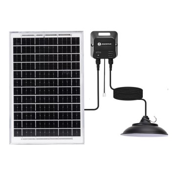 Aigostar - LED-aurinkokruunu LED/70W/12V 6000 mAh 6500K IP65 halkaisija 23,5 cm + kauko-ohjain