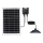 Aigostar - LED-aurinkokruunu LED/70W/12V 6000 mAh 6500K IP65 halkaisija 23,5 cm + kauko-ohjain