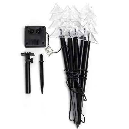 Aigostar - LED aurinkokäyttöinen joulukoristevalaisin LED/0,054W/1,2V 1m IP65 kylmä valkoinen