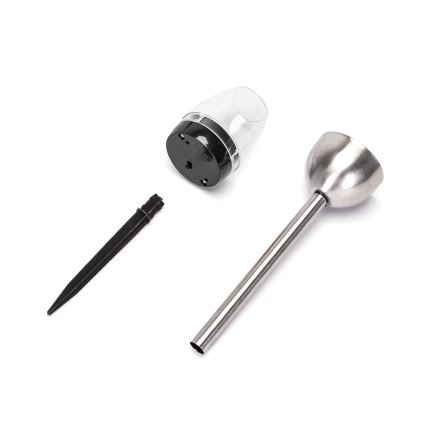 Aigostar - LED aurinkokäyttöinen lamppu LED/0,006W/1,2V 38,2 cm mattakromi 2700K IP44 40 mAh