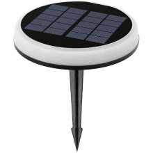 Aigostar - LED-aurinkolamppu LED/0,6W/2V halkaisija 16,5 cm 3200K/4000K/6500K IP65 musta