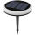 Aigostar - LED-aurinkolamppu LED/0,6W/2V halkaisija 16,5 cm 3200K/4000K/6500K IP65 musta