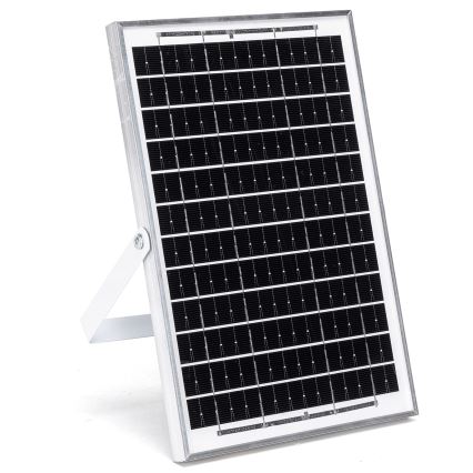 Aigostar - LED-aurinkovalaisin tunnistimella 2xLED/35W/12V 6000 mAh 6500K IP65 halkaisija 10 cm + kaukosäädin