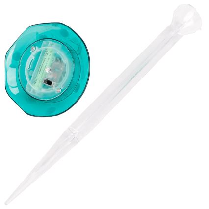 Aigostar - LED aurinkovalaisin LED/0,006W/1,2V 100 mAh 2700K IP44 vihreä