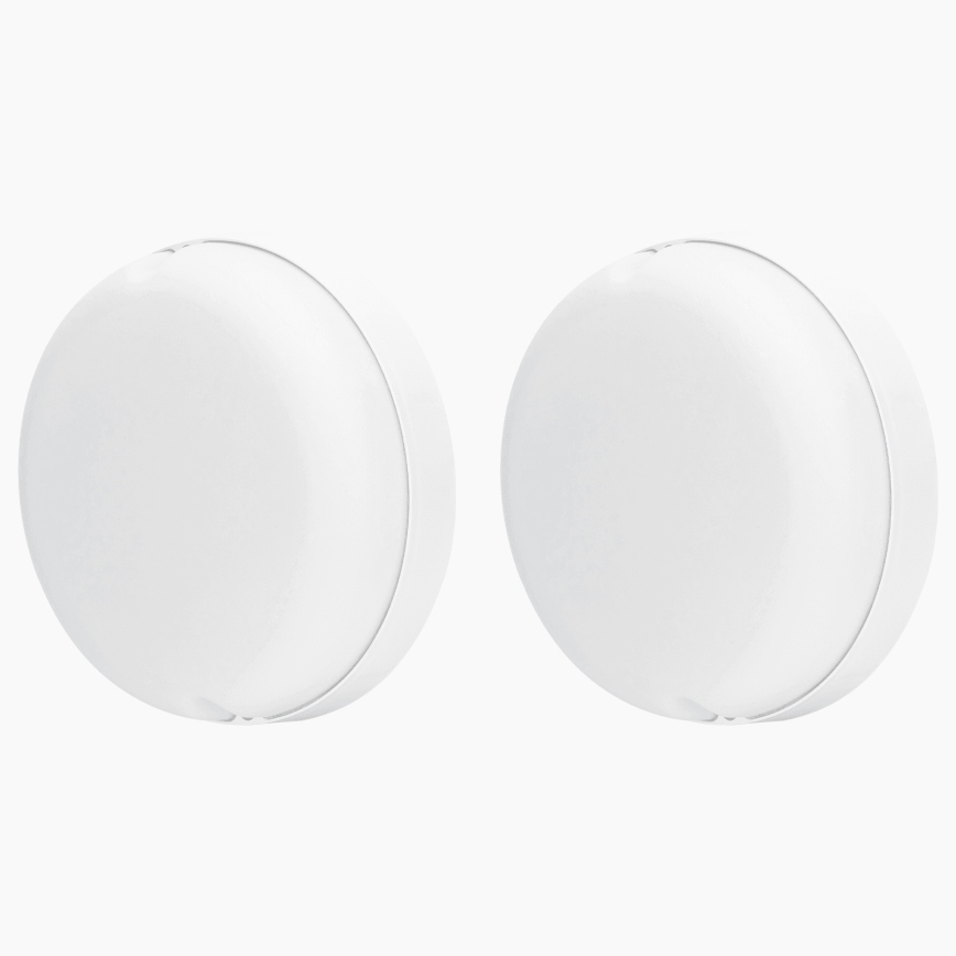 Aigostar - LED-aurinkovalaisin 2xLED/35W/12V, 6000 mAh, 6500K, IP65, halkaisija 16,8 cm + kaukosäädin