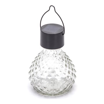 Aigostar - LED aurinkovalaisin LED/0,006W/1,2V musta 100 mAh 2700K IP44