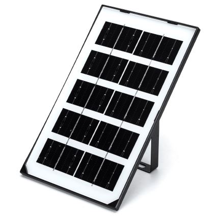 Aigostar - LED-aurinkovalaisin LED/35W/12V 3000 mAh 6500K IP65 halkaisija 16,8 cm + kaukosäädin